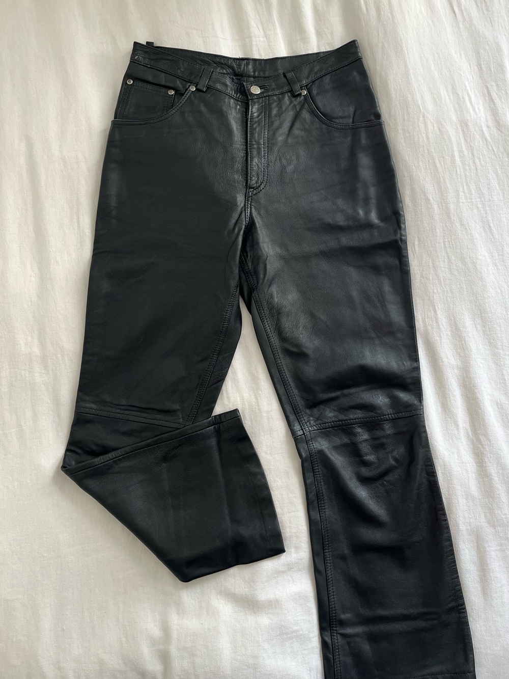 Black Leather Pants